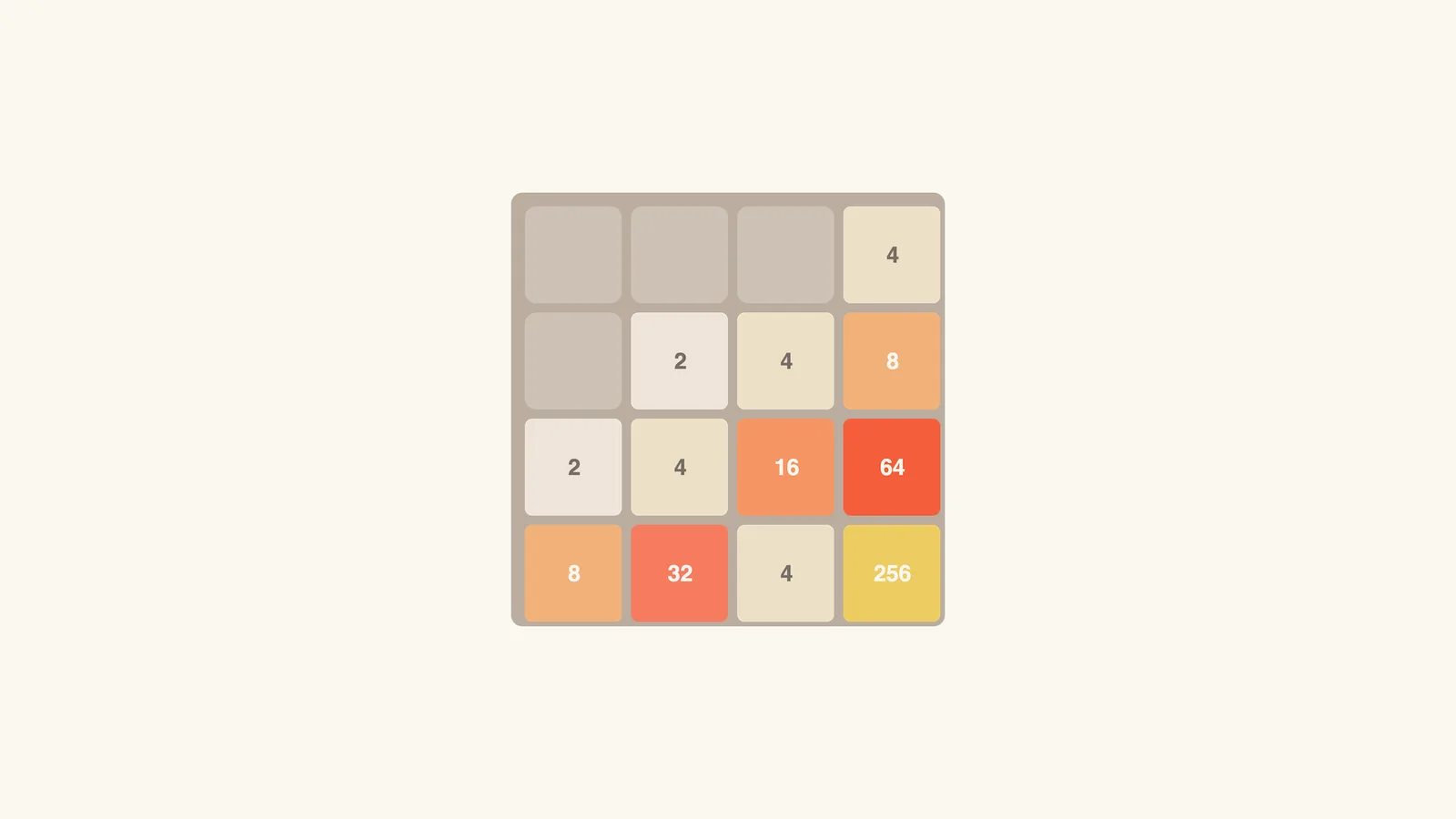 2048 played with real desktop icons