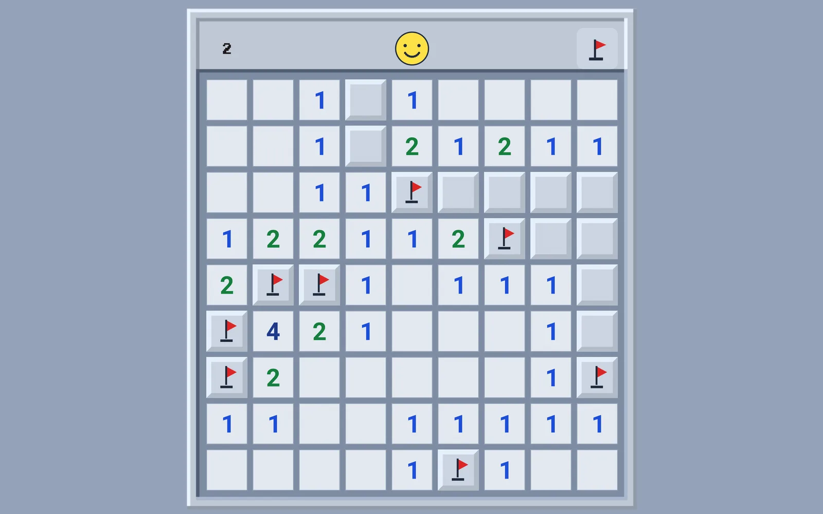 Minesweeper played with real desktop icons
